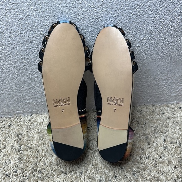 Mara & Mine Southwest Tribal Print Sandal Flats Size 7 NWOB - Picture 6 of 7